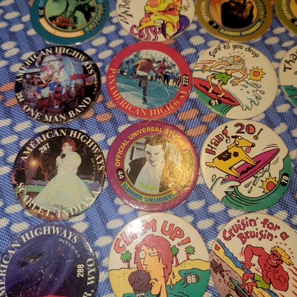 28 Limited Edition Original 1994 POGS Milk Caps!! Collectibles!! - Picture 2 of 8